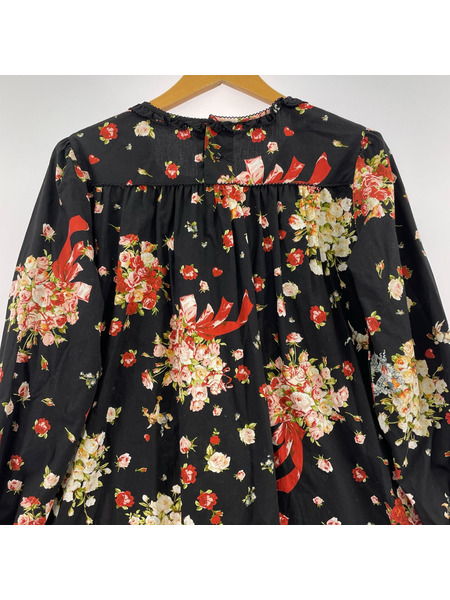 PINK HOUSE 花柄 ワンピース A2113FA 403 黒