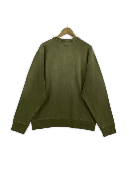 RRL スウェット・トレーナー リミテッドエディション MILITARY TYPE (L)カーキ