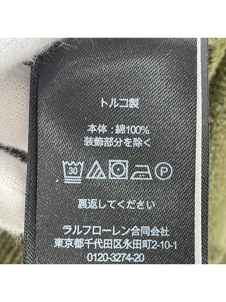RRL スウェット・トレーナー リミテッドエディション MILITARY TYPE (L)カーキ