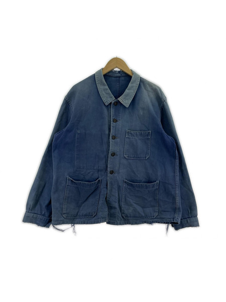 OLD・VINTAGE ジャケット ワーク ブルーモールスキン