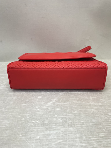 Tory Burch フリンジ チェーンショルダーバッグ 赤[値下]