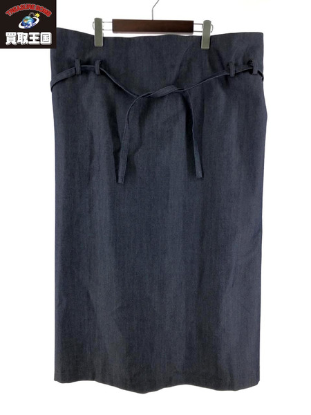 Y's ラップ調スカート（3）紺[値下]