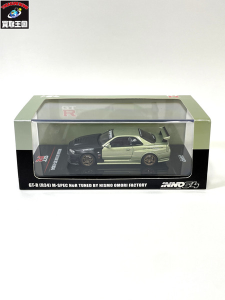 1/64 Nissan スカイライン GT-R (R34) M-SPEC NUR Tuned by NISMO大森ファクトリー IN64-R34MS-NOF INNO MODELS(イノモデル)[値下]