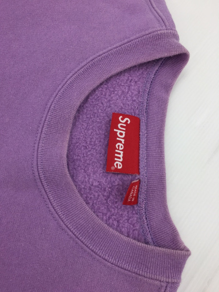 Supreme スモールボックスロゴトレーナー S 紫[値下]