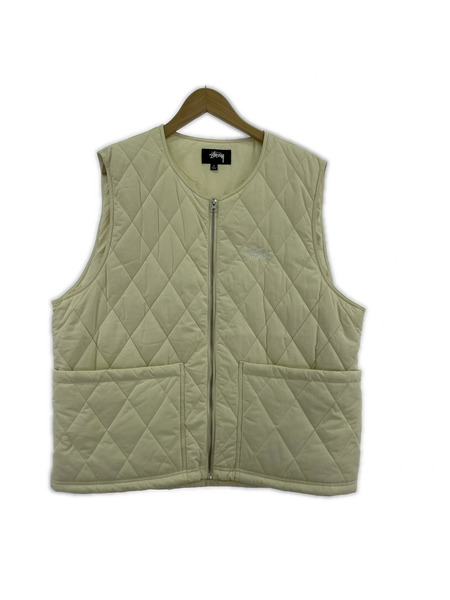 STUSSY ダウンベスト キルティング