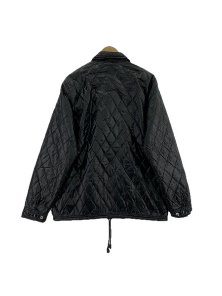 Supreme ジャケット QUILTED COACHES JACKET (M) ブラック