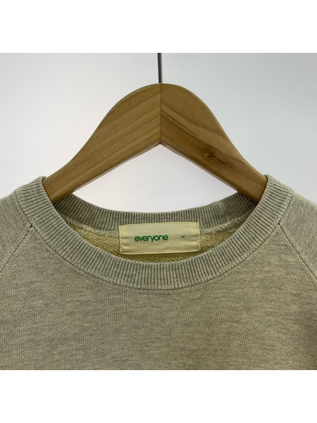 everyone×A.PRESS  Vintage Crew Sweat グレー (M) 24AAP-05-54