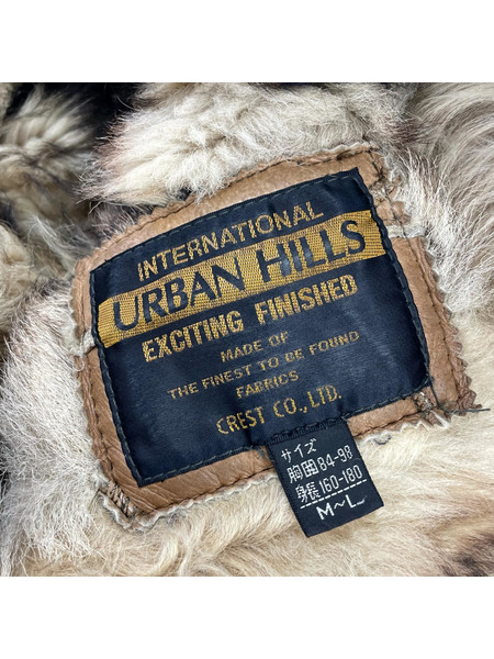レザージャケット URBAN HILLS パッチワークレザージャケット