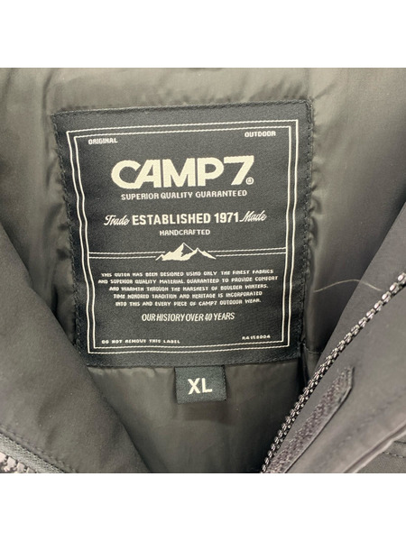 CAMP7 ダウンジャケット XL 黒