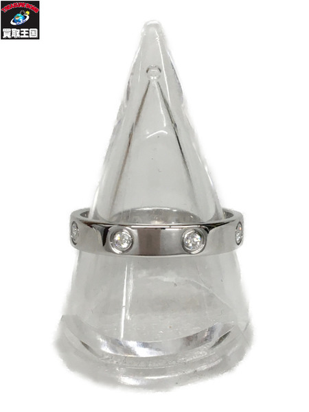 ジュエリー Cartier/ラブリング/フルダイヤ/WG