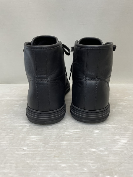 GUCCI ハイカット レザー スニーカー 黒　6  1/2