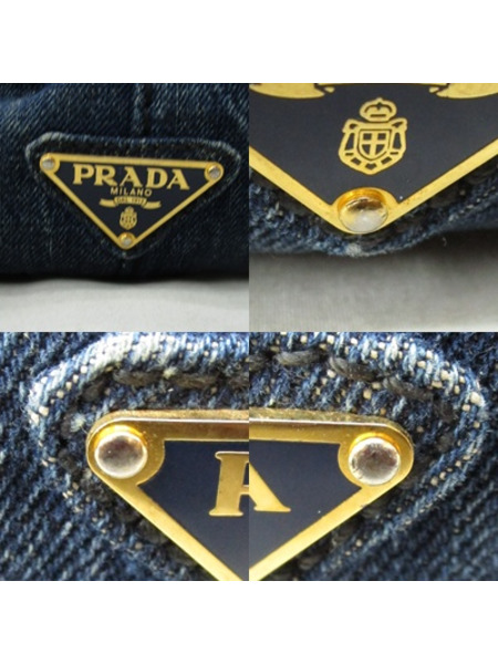 トートバッグ PRADA/デニムトートバッグ