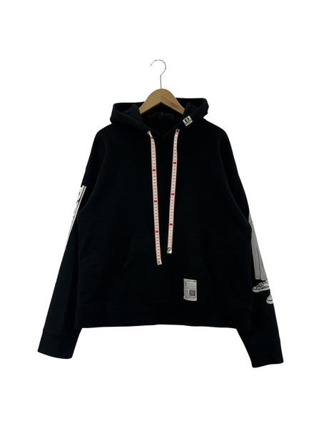 MAISON MIHARA YASUHIRO Peterson Hoody/パーカー 黒 44[値下]