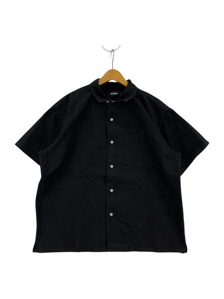 XLARGE S/Sワークシャツ/ブラック/L