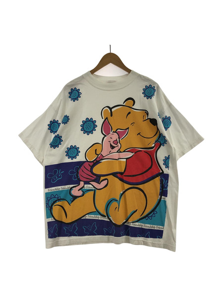 90s- Disney pooh print tee[値下]