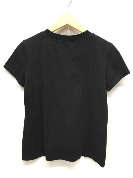 HERMES ポケット Tシャツ 刺繍 38 黒