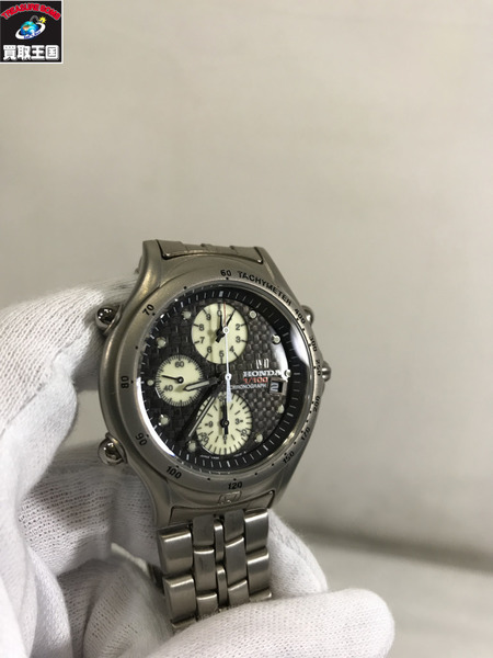 HONDA/クロノグラフ/チタン/タキメーター