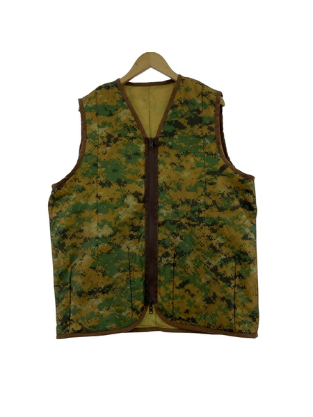 ミリタリージャケット WAIPER USMC ポンチョライナー リバーシブル リメイクベスト