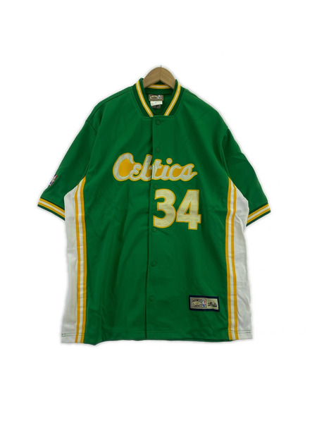 ジャケット hardwood classics/CELTICS/半袖/緑