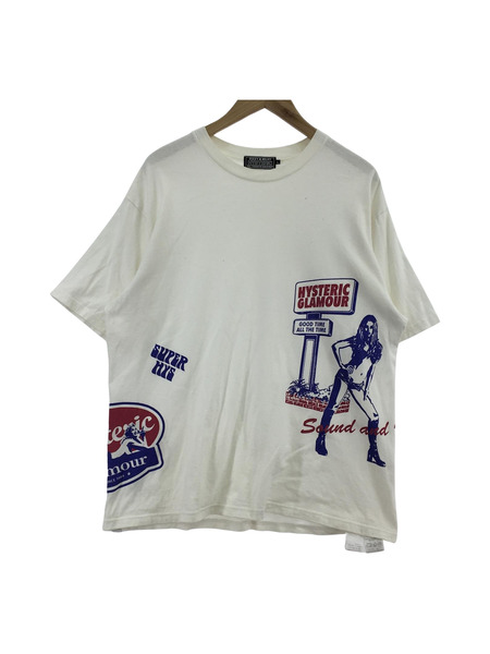 HYSTERIC GLAMOUR 半袖Tシャツ・カットソー ホワイト 02231CT16