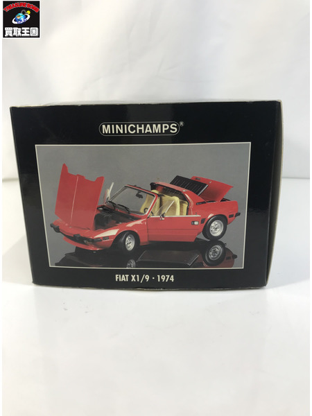 MINICHAMPS フィアット X1/9 1974 レッド 1/18