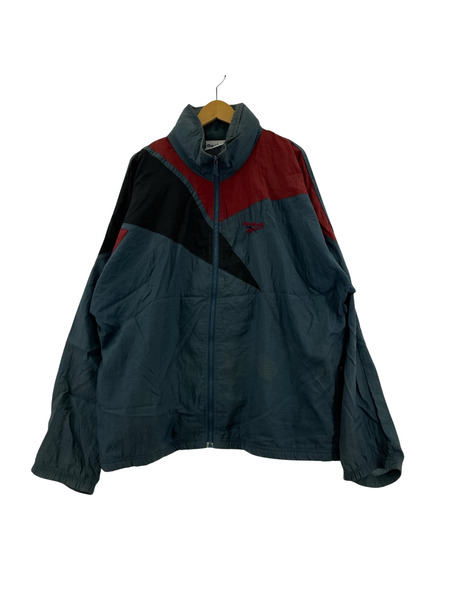 Reebok ブルゾン・ジャンパー ナイロン 紺赤黒 L