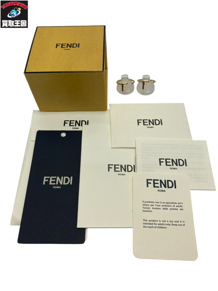  FENDI フェンディ セットFFロゴリング ゴールド Mサイズ