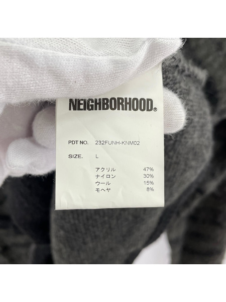 NEIGHBORHOOD カーディガン 23AW モヘアカーディガン (L)[値下]