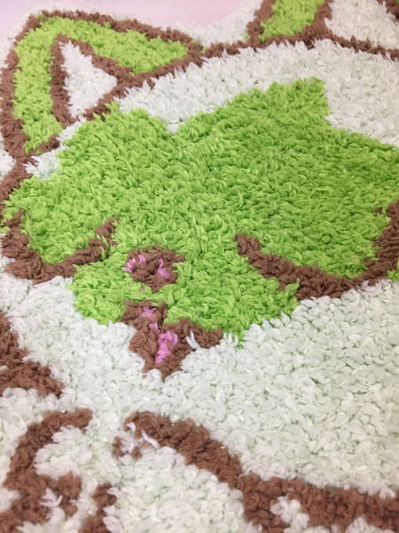 ポケモン ニャオハ ラグ マット にゃ！にゃにゃ！ニャオハ