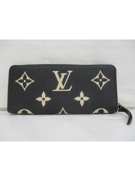 長財布 M80481　ジッピー・ウォレット　ブラック/ベージュ