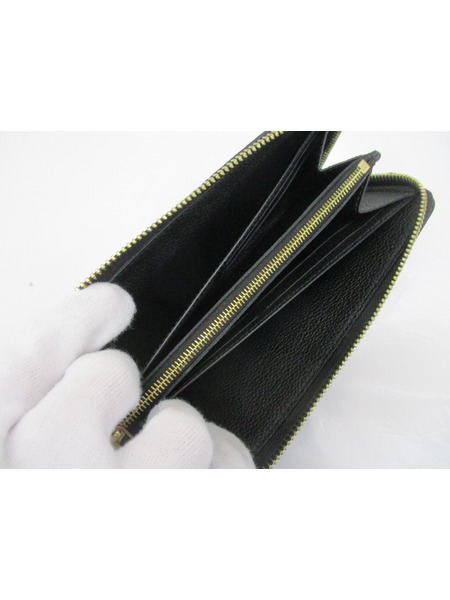 長財布 M80481　ジッピー・ウォレット　ブラック/ベージュ