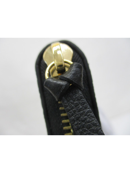 長財布 M80481　ジッピー・ウォレット　ブラック/ベージュ