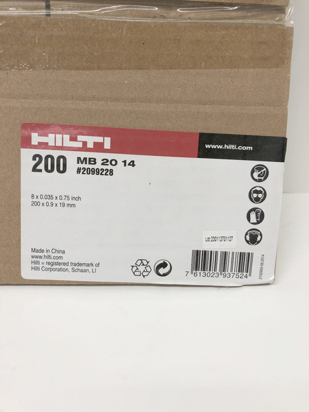 工具 HILTI　200　MB　20　14