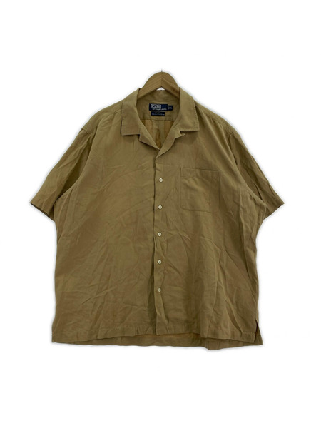 POLO RALPH LAUREN 半袖シャツ CALDWELL ポニーナシ オープンカラーシャツ XL