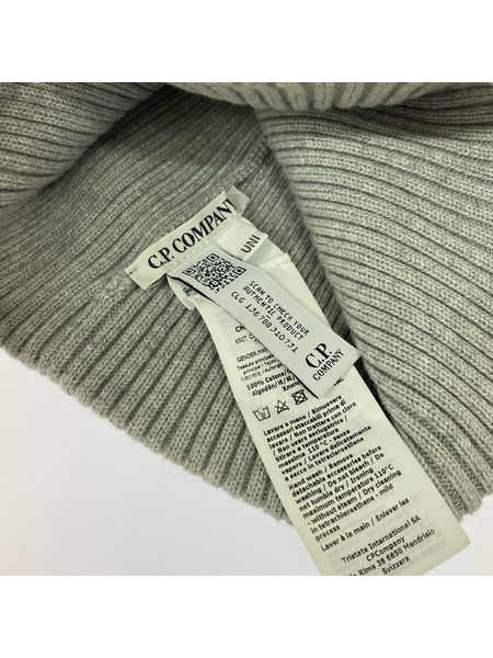 C.P.Company ニットキャップ ゴーグル 灰