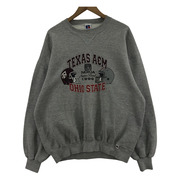 90s RUSSELL USA製 前Vスウェット XL グレー