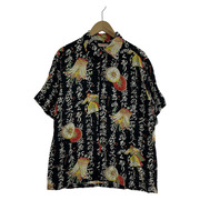 SUN SURF 半袖シャツ 和柄アロハシャツ　M