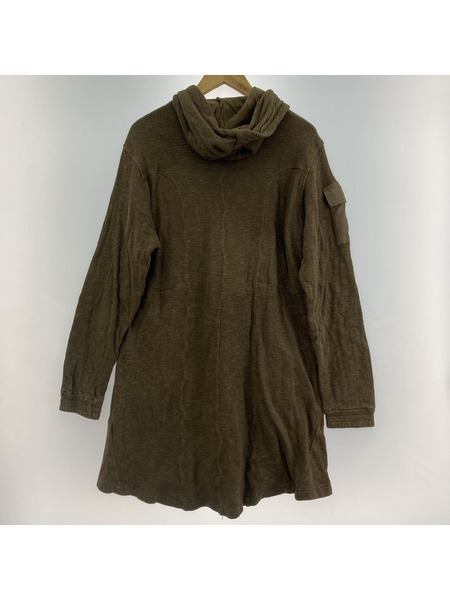 UNDERCOVERISM 06AW GURUGURU期 マルチポケット ロングパーカー 2 オリーブ 6A213-B7[値下]