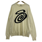 STUSSY ニット・セーター CURLY S SWEATER