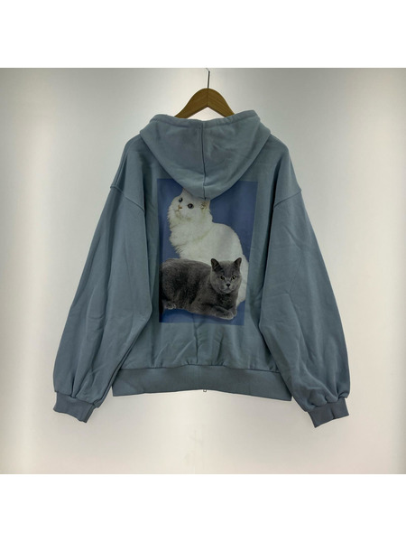 Candy Stripper パーカー WANT SOME MORE HOODIE ブルー F