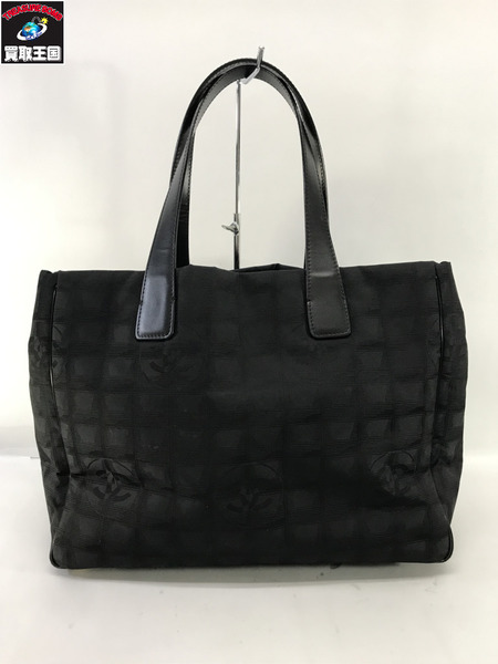 CHANEL トートバッグ ニュートラベルライントート MM 黒