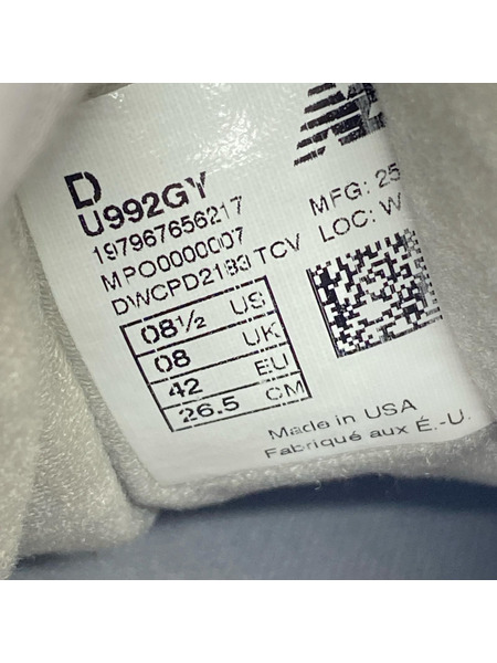 NEW BALANCE スニーカー U992GY