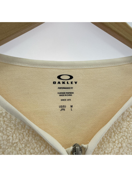 OAKLEY ジャケット ボアジャケット 白 (L)[値下]