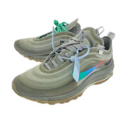 NIKE スニーカー ×OFF WHITE AIR MAX 97 Grey 27.5cm[値下]