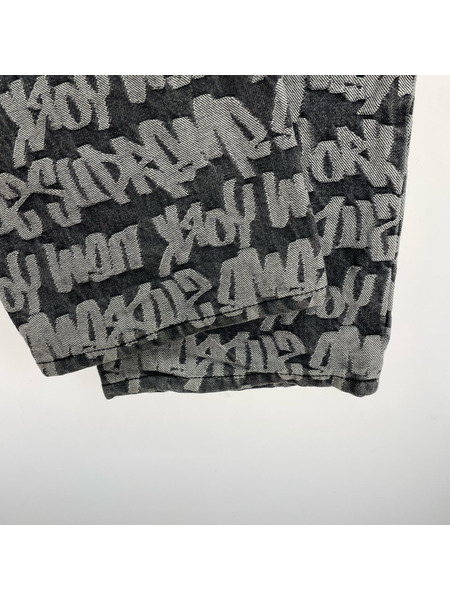 Supreme デニム・ジーンズ 22SS Fat Tip Jacquard Regular Jeans 黒