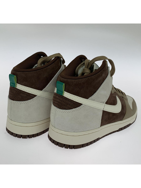 NIKE スニーカー DUNK HI RETRO PRM LT CHOCOLATE