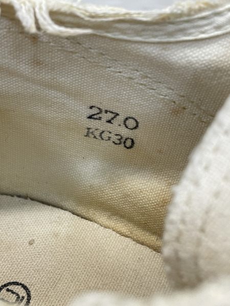 UNDERCOVER 06SS T期 Jack Purcell Type ローカットスニーカー 27.0 白 6S900