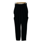 ISSEY MIYAKE パンツ レーヨン混/プリーツ/ストレッチ/黒/2