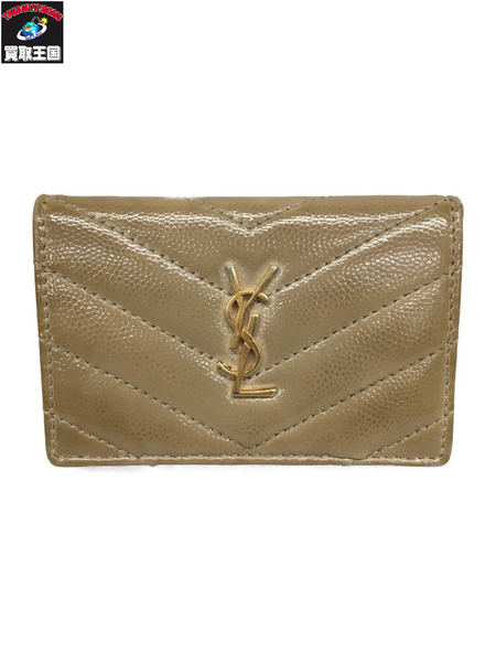 SAINT LAUREN　札入れ・マネークリップ オリガミ/三つ折りコンパクトウォレット/668274