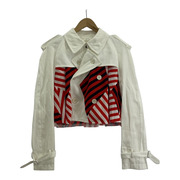 COMME des GARCONS HOMME PLUS 23ss ストライプドッキングダブルライダース